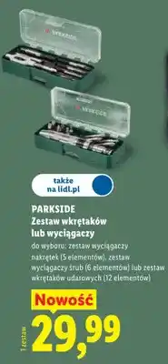 Lidl Zestaw wkrętaków lub wyciaczy oferta