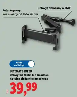 Lidl Uchwyt na tablet lub smartfon na tylne siedzenie samochodu oferta