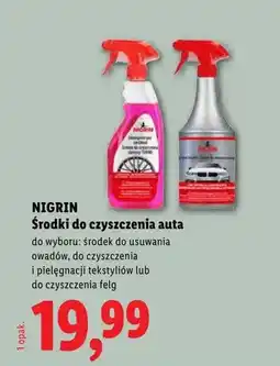 Lidl Środki do czyszczenia auta oferta