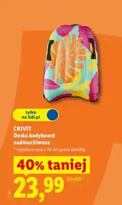 Lidl Deska bodyboard nadmuchiwana oferta