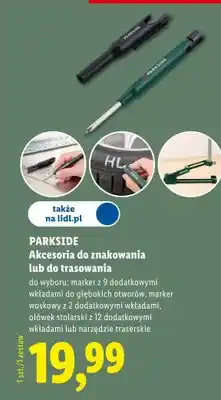 Lidl Akcesoria do znakowania lub do trasowania oferta