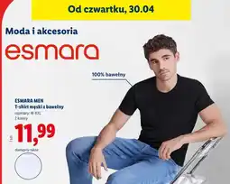 Lidl T-shirt męski z bawełny oferta