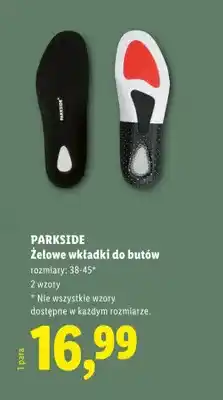 Lidl Żelowe wkładki do butów oferta