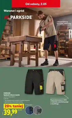 Lidl Spodenki robocze męskie oferta