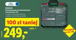 Lidl PARKSIDE Akumulatorowa wiertarkowkrętarka z akcesoriami, 20 V oferta