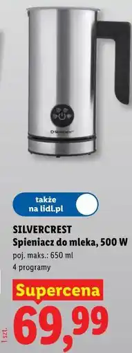 Lidl SILVERCREST Spieniacz do mleka, 500 W oferta