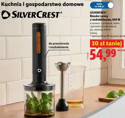 Lidl SILVERCREST Blender ręczny z rozdrabniaczem, 600 W oferta