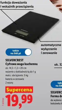 Lidl Cyfrowa waga kuchenna oferta