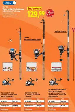 Lidl CRIVIT Zestaw wędkarski spinningowy lub gruntowy i feederowy oferta