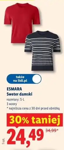 Lidl Esmara Sweter damski oferta