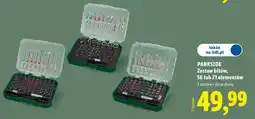 Lidl PARKSIDE Zestaw bitów, 56 lub 71 elementów oferta
