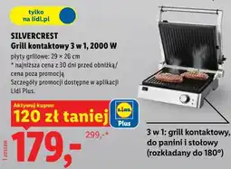 Lidl Grill kontaktowy 3 w 1, 2000 W oferta