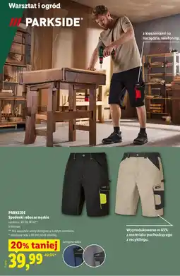 Lidl PARKSIDE Spodenki robocze męskie oferta