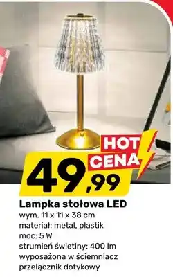 Bricomarche Lampka stołowa LED oferta