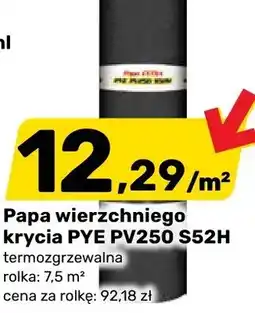 Bricomarche Papa wierzchniego krycia PYE PV250 S52H termozgrzewalna oferta