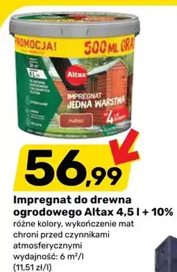 Bricomarche Impregnat do drewna ogrodowego oferta