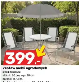 Bricomarche Zestaw mebli ogrodowych oferta