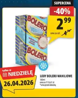 Arhelan Lody Bolero waniliowe oferta