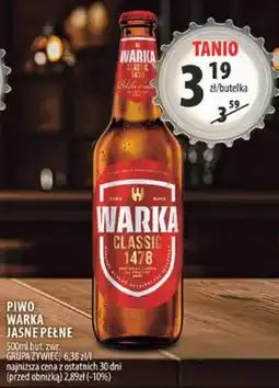 Arhelan Piwo Warka Classic jasne pełne oferta