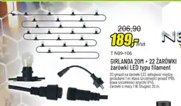 Unimet Girlanda 20m + 22 żarówki oferta