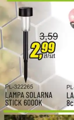 Unimet Lampa solarna Stick 6000K oferta