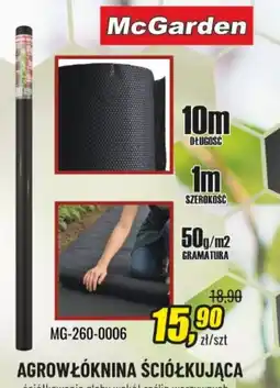 Unimet Agrowłóknina ściółkująca McGarden oferta