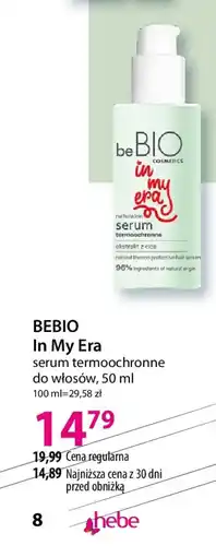 Hebe Bebio In My Era serum termoochronne do włosów oferta