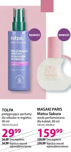 Hebe Tołpa pielęgnujące perfumy do włosów w mgiełce oferta
