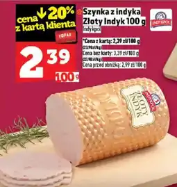 Topaz Szynka z indyka Złoty Indyk oferta