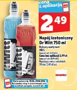Topaz Napój izotoniczny Dr Witt oferta
