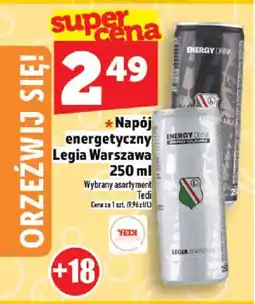 Topaz Napój energetyczny Legia Warszawa oferta