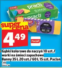 Topaz Gąbki kolorowe do naczyń/worki na śmieci zapachowe Bunny oferta