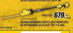 Unimet Stanley Akumulatorowe nożyce do żywopłotu oferta