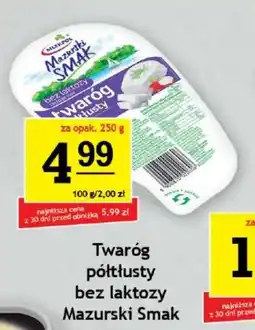 Gram Market Twaróg półtłusty bez laktozy Mazurski Smak oferta