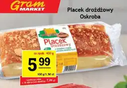Gram Market Placek drożdżowy Oskroba oferta
