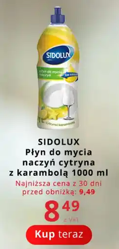 Poczta Polska Sidolux płyn do mycia naczyń oferta