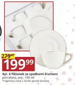 Prymus-AGD Kpl. 6 filiżanek ze spodkami Diament oferta