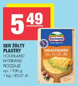 EuroSPAR Hochland Ser żółty plastry oferta