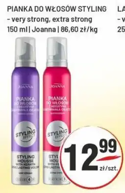 Sedal Pianka do włosów styling joanna oferta