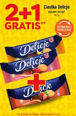 Polomarket Ciastka Delicje wybrane rodzaje oferta