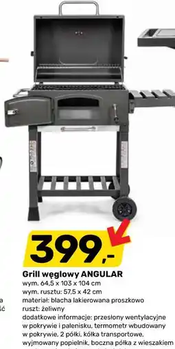Bricomarche Grill węglowy ANGULAR oferta