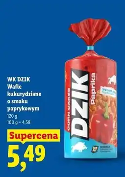 Lidl Wafle kukurydziane paprykowe Wk Dzik oferta