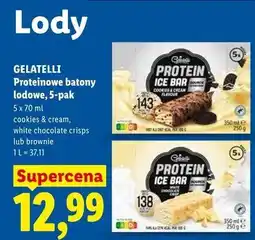 Lidl Batony lodowe brownie Gelatelli oferta