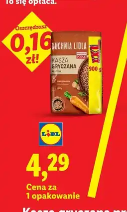 Lidl Kasza gryczana Kuchnia Lidla.pl oferta