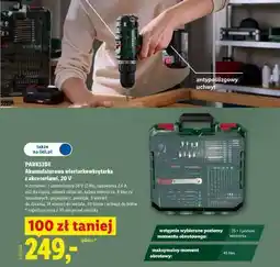 Lidl PARKSIDE Akumulatorowa wiertarkowkrętarka z akcesoriami, 20 V oferta