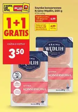 Biedronka Szynka konserwowa Kraina Wędlin , 200 g oferta
