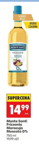Biedronka Monte Santi Frizzante Maracuja Moscato 0% oferta