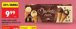 Biedronka Lody mini rożki Marletto, 10x25 ml oferta