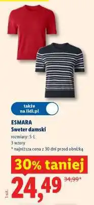 Lidl Esmara Sweter damski oferta