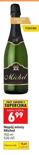 Biedronka Napój winny Michel oferta